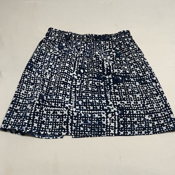 MICHAEL Michael Kors Navy and White Patterned Skirt - Picture 1 of 12